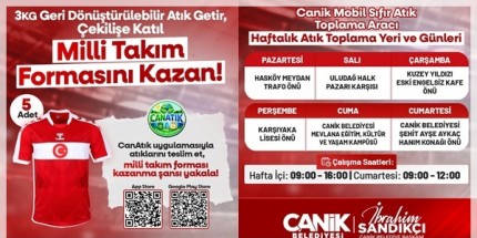 Canik’te Atık Getirene Milli Takım Forması Hediye 